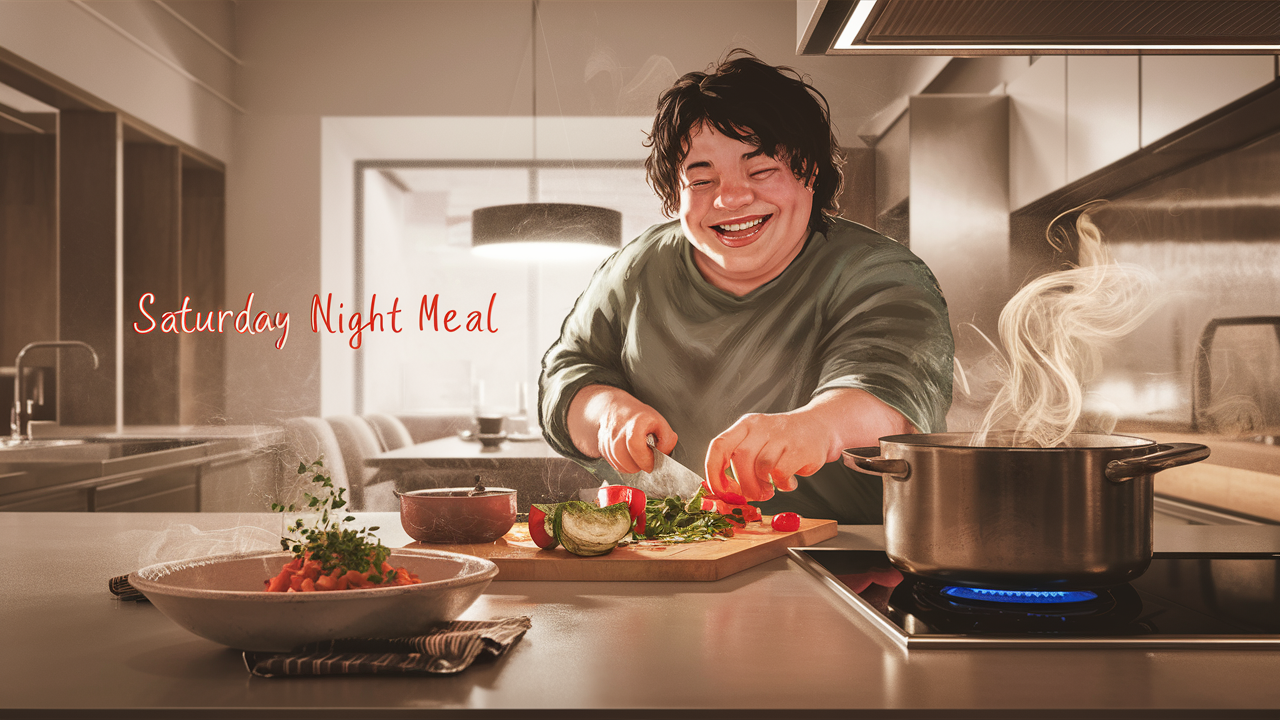 Image of a Home Cook Preparing a Meal