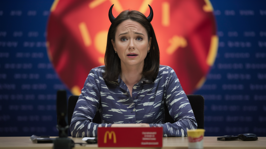 McDonald's spokesperson at a press conference about the Devil Happy Meal myth.